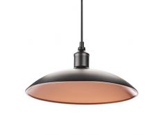 Smartwares IP-003-B A++ to E, Hängelampe/Industrielampe, Metall, Schwarz-Bronze, E27-Fassung, 32cm Durchmesser, Aluminium, 60 watts, E27, Schwarz, 32 x 32 x 8 cm