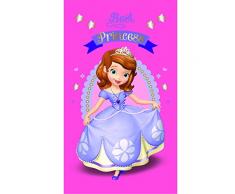 Disney Sofia 042313 Badetuch the First, Baumwolle velours, 70 x 120 cm