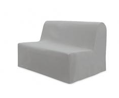 Klappcouch Baumwolle PANAMA hellgrau, 200 x 140 cm