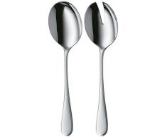 WMF Salatbesteck 2-teilig Kent Salatgabel Servierlöffel Cromargan protect Edelstahl rostfrei poliert extrem kratzbeständig spülmaschinengeeignet