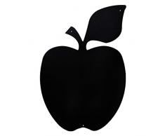KalaMitica Apfel Design magnetische Kreidetafel aus Stahl, Anthrazit, 56x38x0,12cm