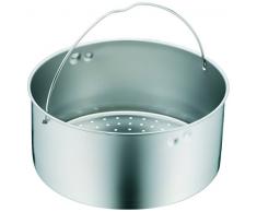 WMF Schnellkochtopf - Zubehör, Dampfer-Einsatz 10,3 cm, gelocht, für Schnellkochtöpfe 3,0 - 8,5 l, 22 cm, Cromargan Edelstahl, spülmaschinengeeignet