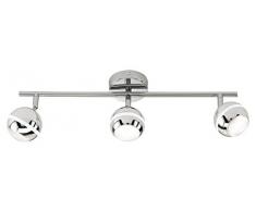 Trio Leuchten LED-Balken, Kunststoff chromfarbig, 828210406
