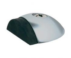 KWS Bodentürpuffer-Bodenplatte ø 57 mm, Anschlagh. 17 mm, Silber eloxiert, Türstopper, Türpuffer, Bodentürstopper