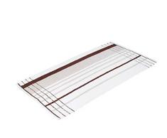 Gözze Duschtuch, 100% Baumwolle, 70 x 140 cm, Berlin, Streifen, Taupe/Schoko, 102-1121-5