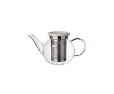 Villeroy & Boch Artesano Hot & Cold Beverages Teekanne S mit Sieb, 500 ml, Borosilikatglas/Edelstahl, Klar