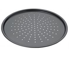 Kitchen Craft Chicago Metallic Professional Antihaft Pizza Frischeres Pfanne, grau, 35,5 cm, X-Large