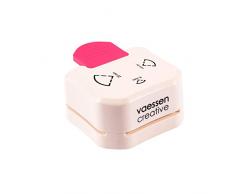 Vaessen Creative 2137-070 Papierstanzer, 3-in-1 Eckenstanzer Ticket, Ecken nach innen Abrunden, zum Karten Machen, Geschenkanhänger Basteln und Scrapbooking, 8mm, 14mm and 20mm
