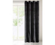 Eurofirany Vorhang, Schwarz, 140x250 cm