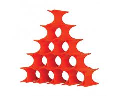 Kartell Infinity Flaschenregal, Plastik, orange, 14.5 x 9.5 x 5.7 cm