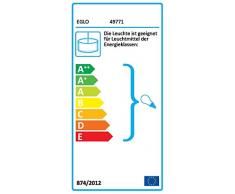 EGLO AMSFIELD Hängeleuchte, Stahl, 60 W, braun