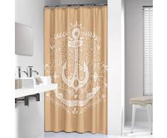 Sealskin Textil Duschvorhang Anchor, Farbe: Sand, B x H: 180 x 200 cm