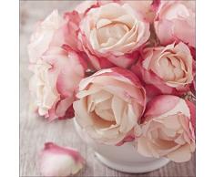 Pro-Art gla936a Wandbild Glas-Art Vintage roses I, 30 x 30 cm