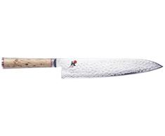 Miyabi 234373-241-0 Gyutoh Tranchiermesser, Stahl, 24 cm, silber / birke, 43,8 x 8,6 x 3,7 cm