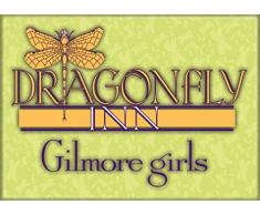Ata Boy Gilmore Girls Dragonfly Inn Logo 8,9 x 6,3 cm Magnet für Kühlschrank und Schließfächer