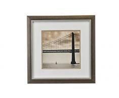 Henzo Frisco Bay 20x20 Gold Bilderrahmen, Plastik, 25 x 25 x 1.5 cm