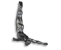 World Art TW60305 Harz-Skulptur Diver kleinen Moderne Harz Skulptur Statue, Harz, 28x28x9 Cm