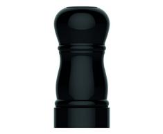 Aubecq 200110 Salz- und Pfeffermühle, klein, Keramik Bewegung Klavier, schwarz lackiert