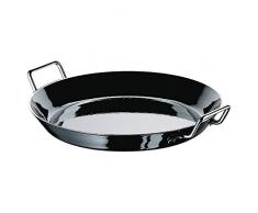 Silit Professional Servier-Schmorpfanne 36 cm, Bräter, Schmortopf 3,65l, Silargan Funktionskeramik, Paellapfanne, Induktion, schwarz