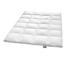 Traumnacht Exklusiv extra warme Daunendecke mit neuen weißen Daunen (100%), DIN EN 12934, 135 x 200 cm