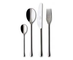 Villeroy & Boch Udine Tafelbesteck für bis zu 6 Personen, 24-teilig, Edelstahl