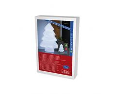 Konstsmide 6127-500 LED Acrylfigur Tannenbaum / für Außen (IP44) / 12V Außentrafo /mit 6 Farbwechselfunktionen / 141 RGB Dioden / transparentes Kabel