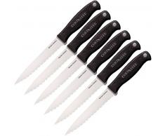 Cold Steel 6er Steakmesserset, Kitchen Classics, mit optimierten Griffen Steakmesser Grillmesser Camping