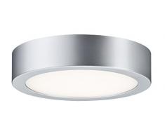 Paulmann 703.88 WallCeiling Orbit LED-Panel 200mm 11W 230V Chrom matt/Weià Kunststoff 70388 Deckenaufbauleuchte Deckenleuchte Deckenlampe