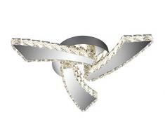 Reality Leuchten Phin R62483106 LED Deckenleuchte, Chrom, 18 Watt, Lichtfarbe einstellbar