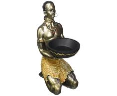 pajoma afrikanische Dekofigur mit Kerzenhalter, H 22 cm