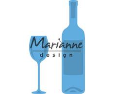Marianne Design Stanz und Prägeschablone Creatable Weinflasche & Weinglas