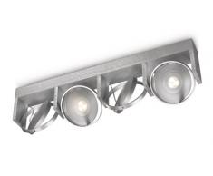 Philips 531524816 myLiving Spot, 4,5 W, Particon, 4-flammig, Aluminium