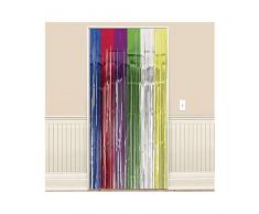 1 VORHANG AUS FOLIE BUNT / Multi Metallic Curtain - 2.4m x 91.4cm