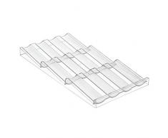 iDesign 66220EU Linus Gewürzregal, Schubladen-Organizer für die Küche - Durchsichtig, 20, 42 x 39, 5 x 2, 95 cm, clear, plastik