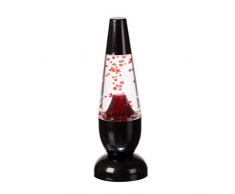 Funtime Gifts LED Mini Lava Vulkan Lampe, plastik, Integrated, rot