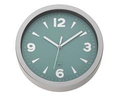 Kela Wanduhr, Turin, Batteriebetrieben, Ø 20 cm, Kunststoff, 22734, Mintgrün
