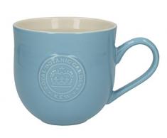 CREATIVE TOPS Kew Gardens Richmond geprägtes Logo Becher Licht, Keramik, Blau, 22 x 22 x 11,5 cm