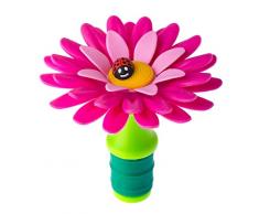 Vigar Flower Power Flaschenverschluss für Wein aus Silikon, Rosa, 7.5x7.5x7 cm, 18