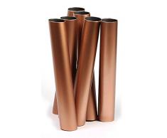 OPOSSUM design Sextet(te) Vase, Metall, Kupfer, 16 x 16 x 23 cm