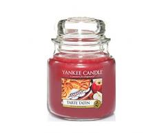 YANKEE CANDLE TARTE TATIN Duftkerze, Glas, apfelrot, 9.5x9.5x13.8 cm