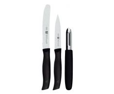 Zwilling 38738000 Twin Grip Messerset, 3 tlg., schwarz