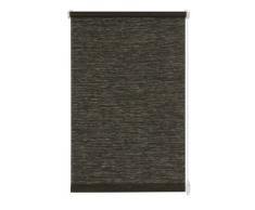 GARDINIA Rollo zum Klemmen oder Kleben, Tageslicht-Rollo, Blickdicht, Alle Montage-Teile inklusive, EASYFIX Rollo Natur, Schwarz/WeiÃ, 120 x 150 cm (BxH)