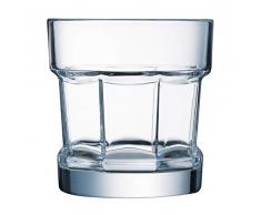 Arcoroc ARC L4253 Tribeka Whiskyglas, 350ml, Glas, transparent, 6 Stück