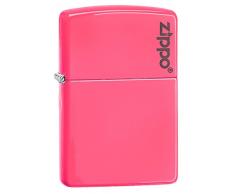 Zippo 60002135 PL NEON PINK Logo Feuerzeug, Messing, one Size