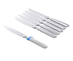 bk cookware C1027.6TM Amstel 6 Tafelmesser, 110 gr, 240.8 mm, 13.0 Edelstahl