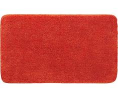 Grund Badteppich 32 mm 100% Polyacryl, ultra soft, rutschfest, ÖKO-TEX-zertifiziert, 5 Jahre Garantie, LEX, Badematte 50x80 cm, orange