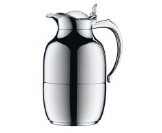 alfi 0532.000.100 Isolierkanne Helena, Edelstahl poliert 1,0 l, 12 Stunden heiß, 24 Stunden kalt