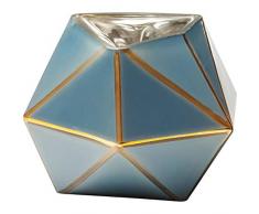 Kare Design Art Pastell Vase, blau, 14 cm