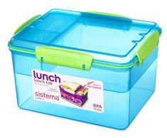 Sistema Lunchbox zum Mitnehmen, plastik, farblich sortiert, 19.7 x 15.8 x 11.5 cm