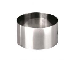 IBILI Dessertring 20x4,5 cm aus Edelstahl, Silber, 20 x 4.5 x 8 cm